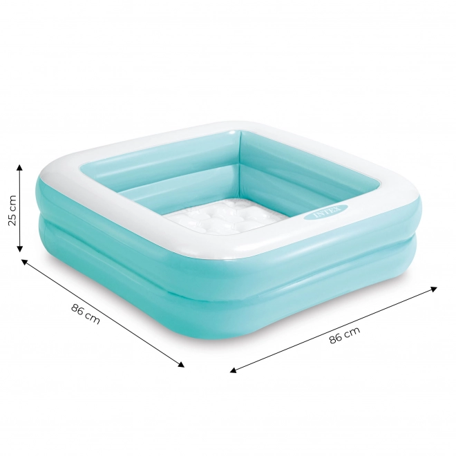 Blauw opblaasbaar kinderzwembad - Intex
