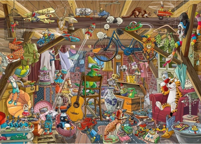 Puzzle 1000 pièces - Plaisirs au grenier
