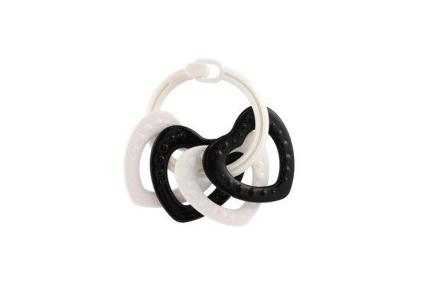 Contrasterende ringen voor kinderwagen
