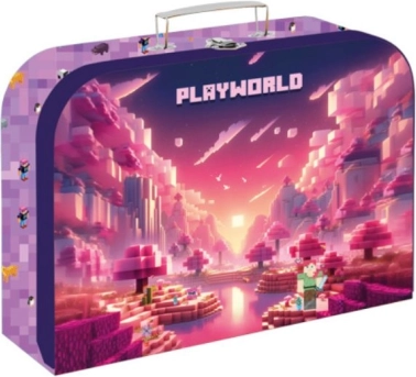 Laminokoffertje 34 cm Playworld Girl