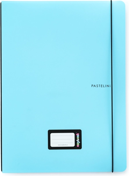 Schrift A4 OXYBOOK PASTELINI, 40 vellen, blauw, navulbaar