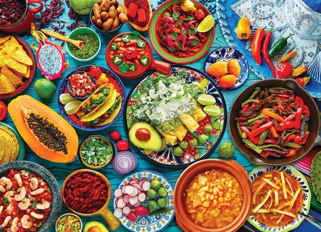 Puzzle EUROGRAPHICS Mexicaanse tafel 1000 stukjes