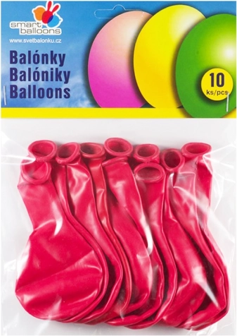 Rode opblaasballonnen 26 cm - set van 10 stuks