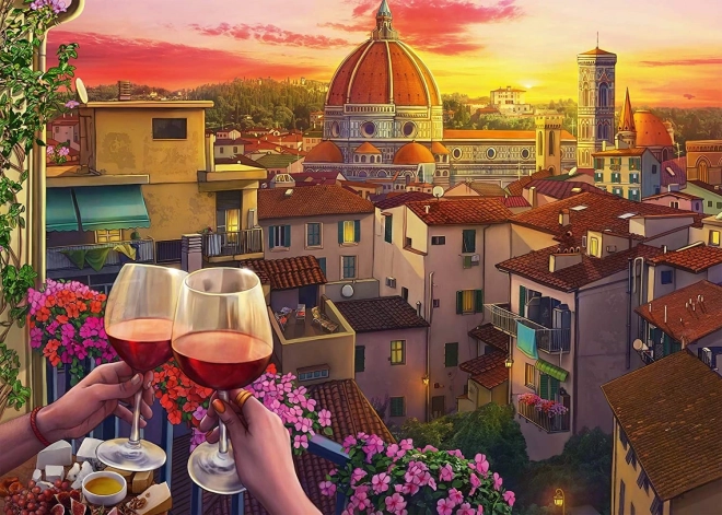 Ravensburger puzzle Cozy Places: Terrace in Florence XXL 500 pieces