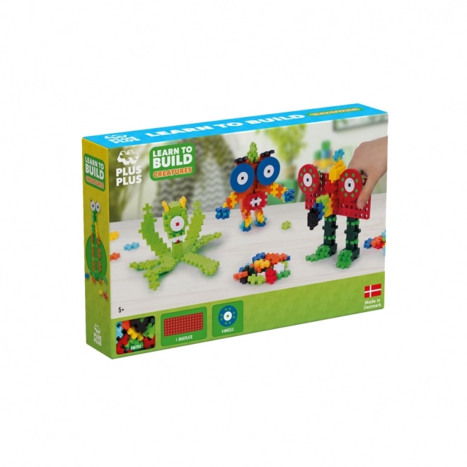 Plus-Plus Kreativset Lerne Monster Bauen