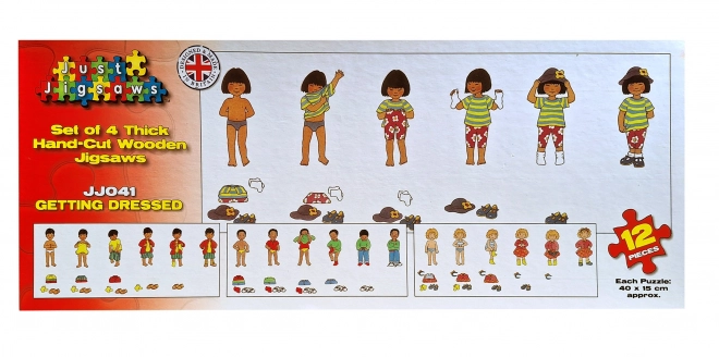 Just Jigsaws Aankleden - houten puzzel voor kinderen