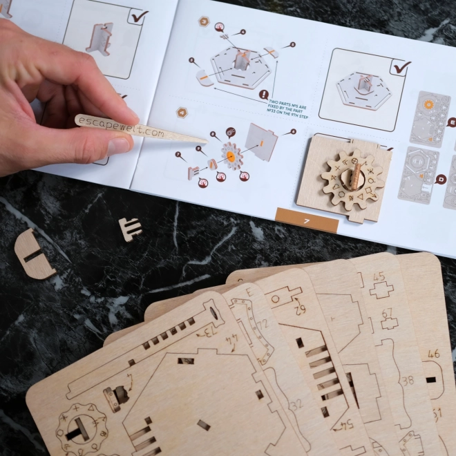 Fort Knox Pro Wooden Puzzle Brain Teaser