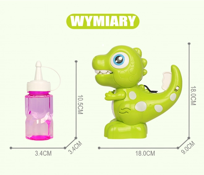 Dinosaur Bubble Machine for Kids