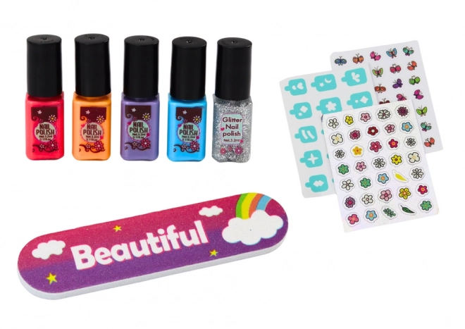 Kit de Manucure Vernis Autocollants Séchoir