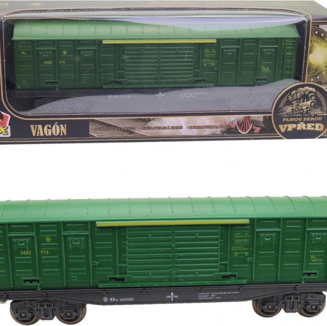 Groene gesloten wagon 25 cm