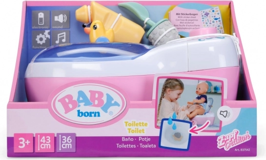 BABY born toilettes pour enfants interactives avec sons et surprise aquatique
