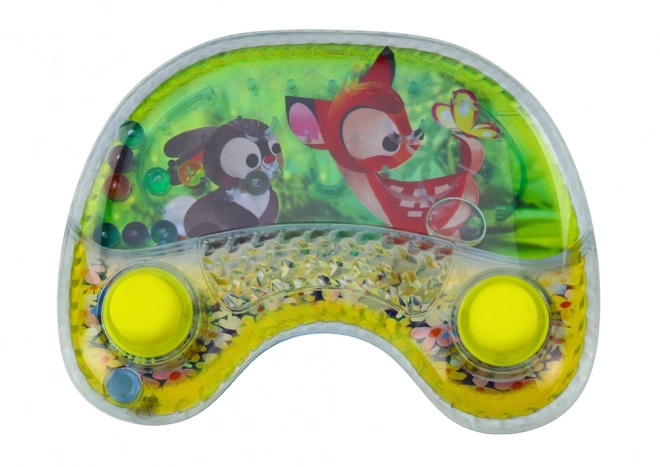 Buntes Wasserspiel mit Tierbildern