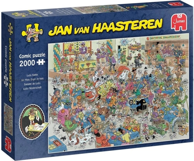 Puzzle JUMBO Don't Get Angry, Man Battle 2000 Pieces