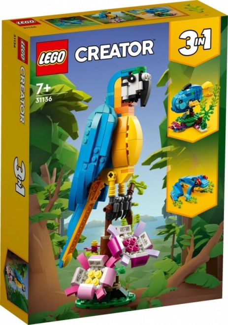 LEGO Creator 3in1 31136 Exotische papegaai