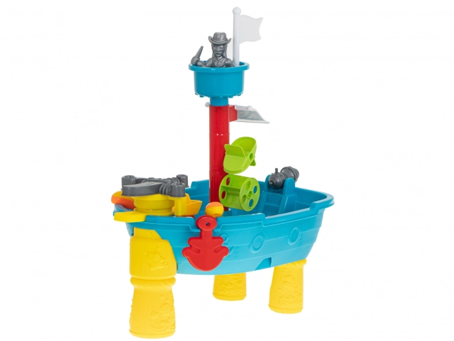 Table de jeu pour enfants - bateau pirate