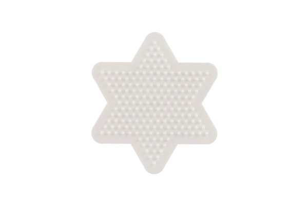 Strijkkralen Ondergrond Hama MIDI - ster, hartje van plastic 2 stuks in zakje 9x9cm