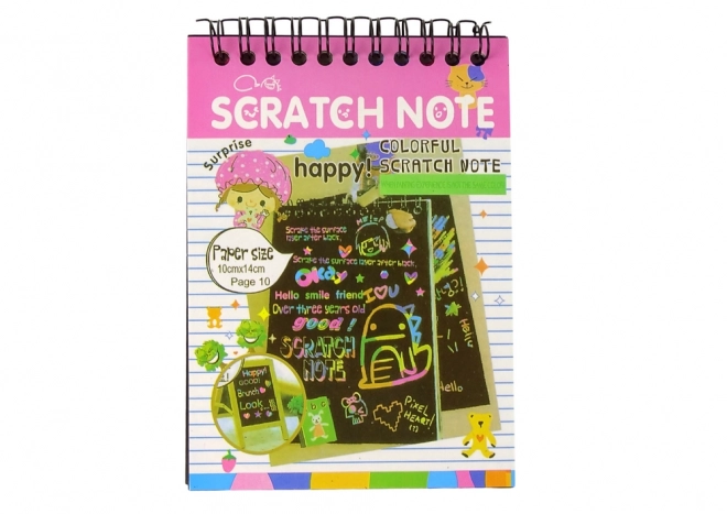 Krabbelnotities voor kinderen roze