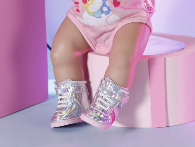 BABY born Holographic Sports Shoes for Dolls 43 cm