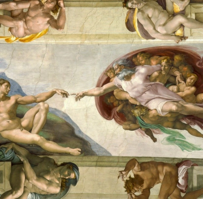Puzzle carré La Création d’Adam 1000 pièces