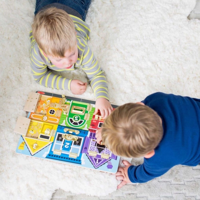 Motor Skills Lock and Security Board by Melissa & Doug