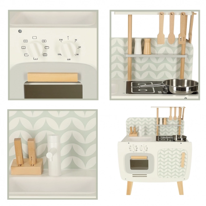 Houten kinderkeuken Lulilo retro