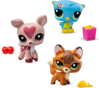 Littlest Pet Shop 3 figuren - verschillende soorten