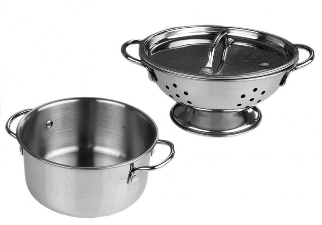 Set aus Edelstahl-Küchengeschirr 8 Stk.
