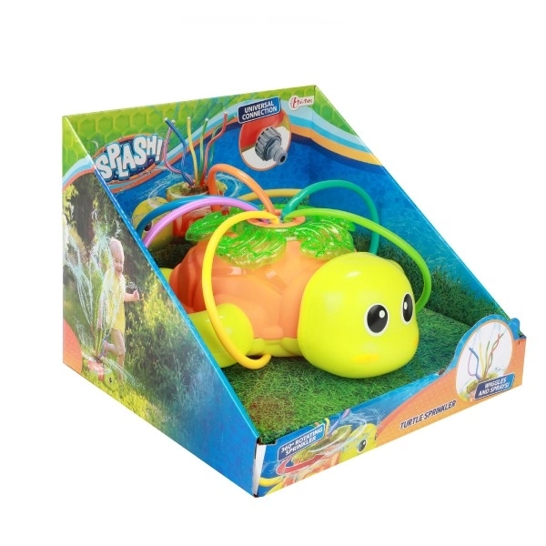 schildpad water sproeier voor tuin plastic 20x10cm in doos 25x19x24cm