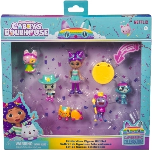 Coffret cadeau de figurines de collection Le chalet magique de Gábina – Célébration