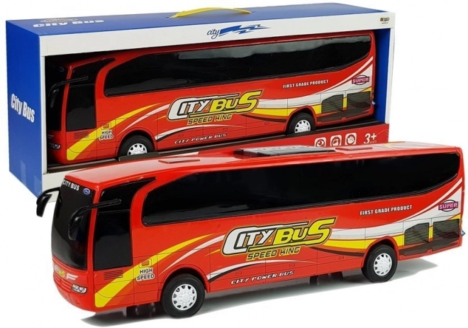 Stadsbus model rood 54cm