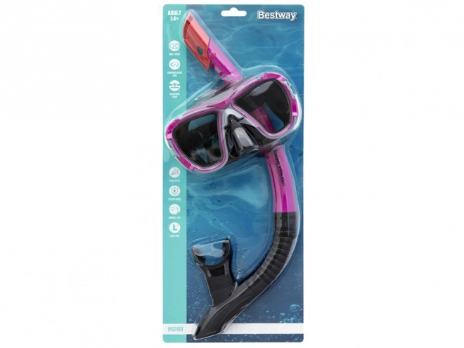 Bestway Snorkelset voor kinderen en volwassenen – Rood