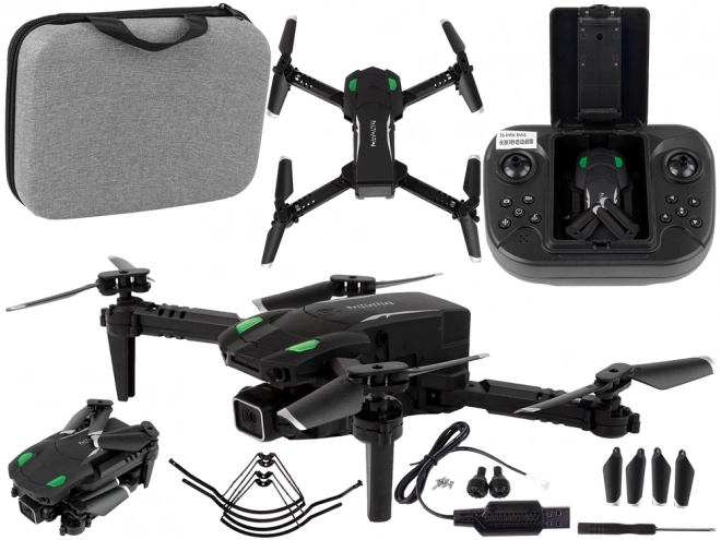 Zwevende drone Camera Zwart App