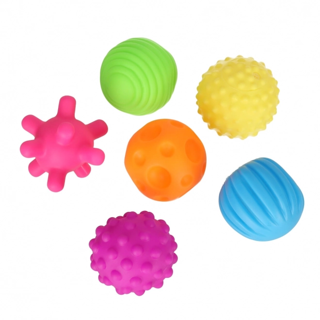 Zachte sensorische ballen 6 stuks