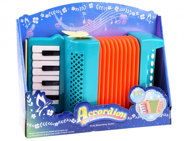Kleurrijke kinderaccordeon