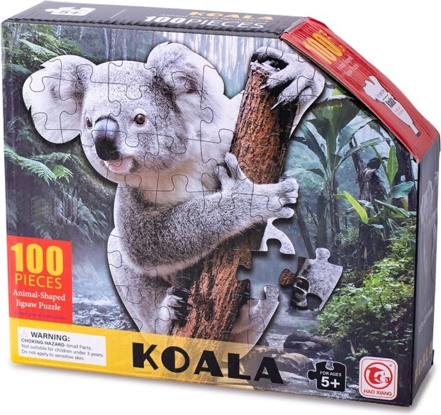 contourpuzzel koala 100 stukjes