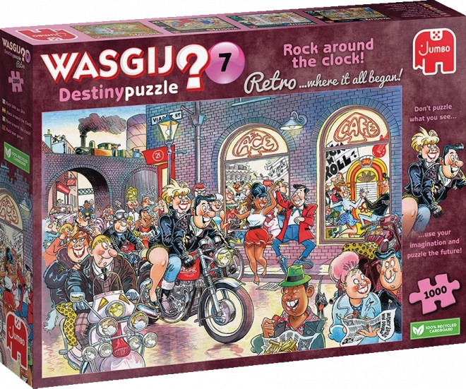 Puzzel WASGIJ Destiny 7: Rock around the Clock! 1000 stukjes