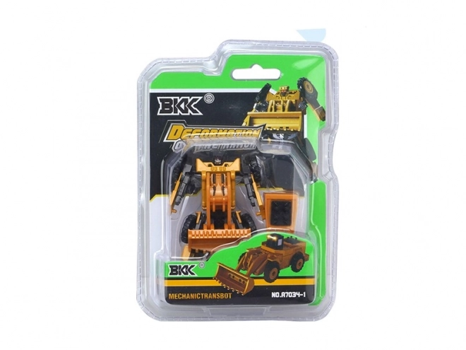 Transformerende robot - graafmachine/bulldozer/tankwagen