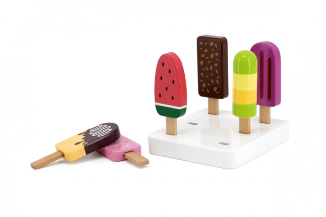 Viga Wooden Ice Cream Set with Holder