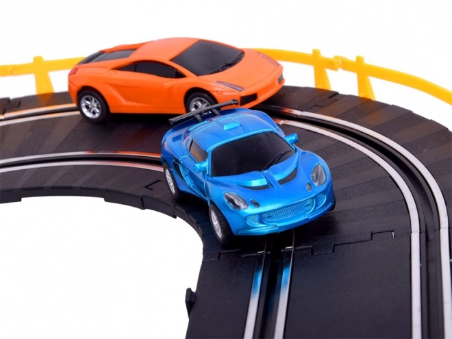 Large Racing Track with 2 Cars, Track Length 787 cm