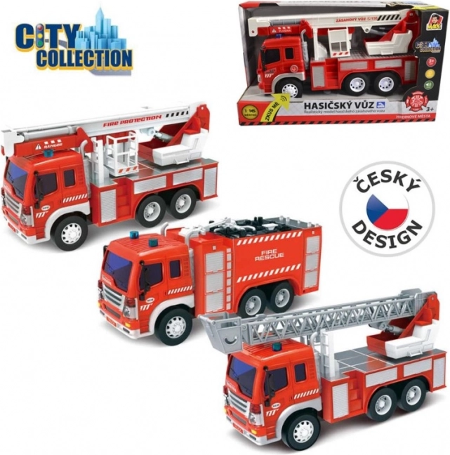 Brandweerauto City Collection op batterijen