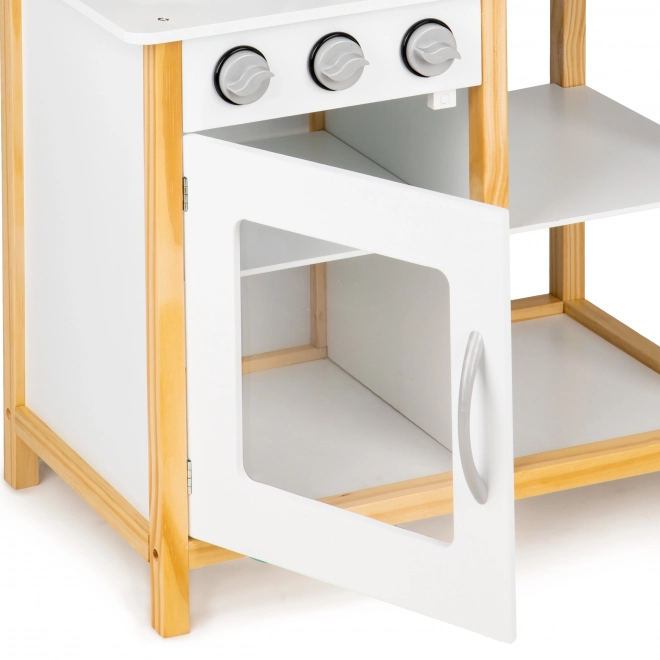Houten kinderkeuken met accessoires van Ecotoys