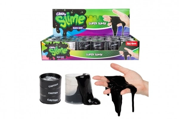 Slijm - substantie in vat 5cm zwart 24st in doos