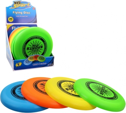 Vliegende schotels voor plezier - 23 cm, 36 stuks