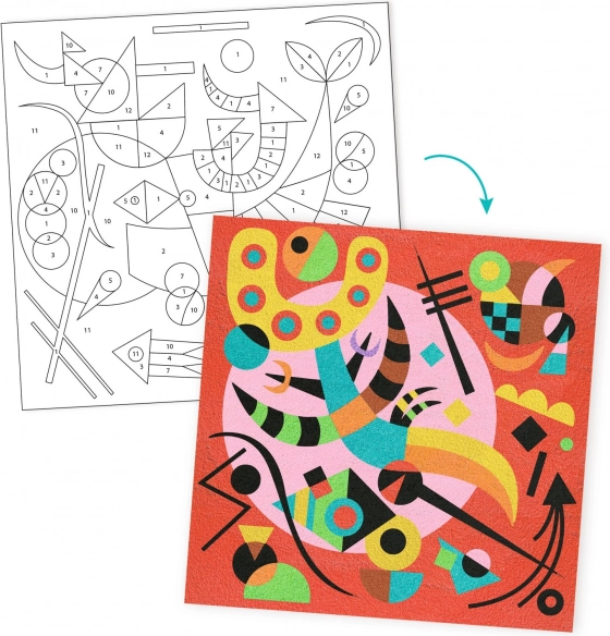 Creative Set Inspired by Wassily Kandinsky