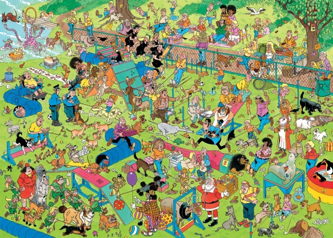 Puzzle Jan van Haasteren Parc à chiens 1000 pièces