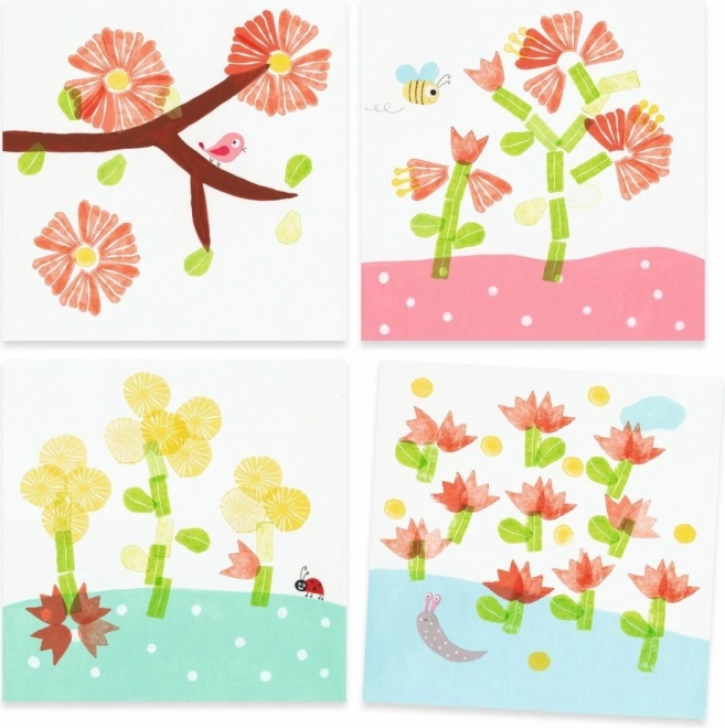 DJECO Stamping Set Flowers