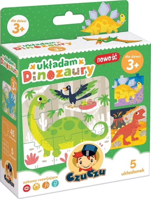 Ik leg dinosauruspuzzels