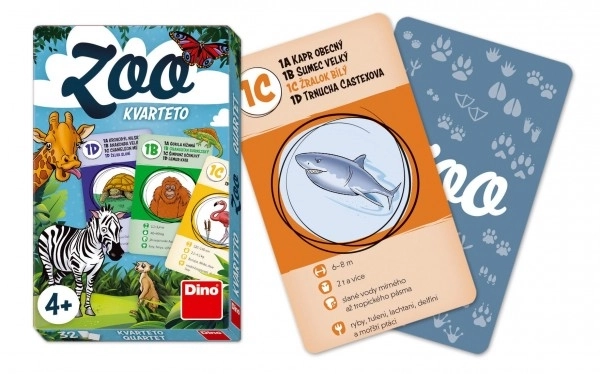 Kvartet zoo kaartspel
