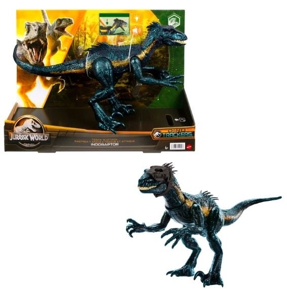 Jurassic Wereld Aanvallende Indoraptor met Geluiden