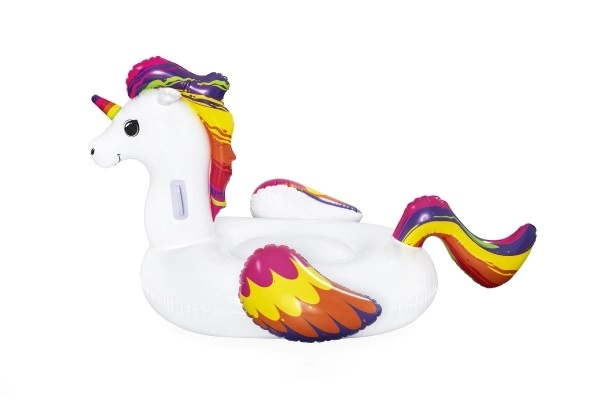 Licorne avec poignées gonflable 155x119cm en boîte 24x24x6,5cm